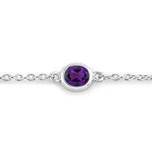 Load image into Gallery viewer, Genuine Purple Amethyst By The Yard Bracelet