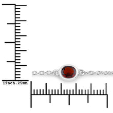 Load image into Gallery viewer, Genuine Garnet By The Yard Dainty Bracelet
