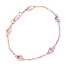 Load image into Gallery viewer, Genuine Morganite By The Yard Bracelet