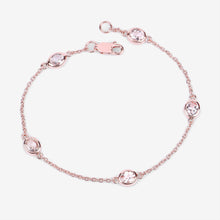 Load image into Gallery viewer, Genuine Morganite By The Yard Bracelet