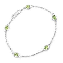 Load image into Gallery viewer, Genuine Green Peridot By The Yard Bracelet