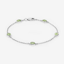 Load image into Gallery viewer, Genuine Green Peridot By The Yard Bracelet