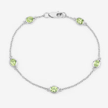 Load image into Gallery viewer, Genuine Green Peridot By The Yard Bracelet