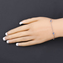 Load image into Gallery viewer, Genuine Purple Tanzanite By The Yard Bracelet