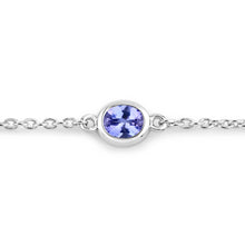Load image into Gallery viewer, Genuine Purple Tanzanite By The Yard Bracelet