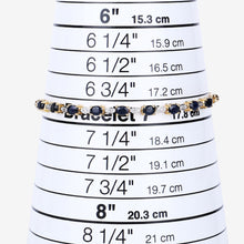 Load image into Gallery viewer, Genuine Blue Sapphire Diamond Bolo Bracelet