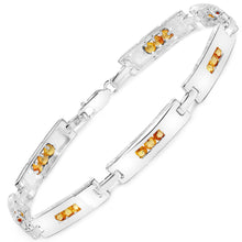 Load image into Gallery viewer, Genuine Yellow Sapphire Tennis Bracelet