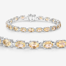 Load image into Gallery viewer, Genuine Yellow Citrine Tennis Bracelet