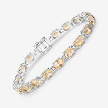 Load image into Gallery viewer, Genuine Yellow Citrine Tennis Bracelet