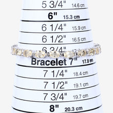 Load image into Gallery viewer, Genuine Yellow Citrine Tennis Bracelet