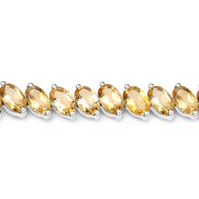 Load image into Gallery viewer, Genuine Yellow Citrine Tennis Bracelet