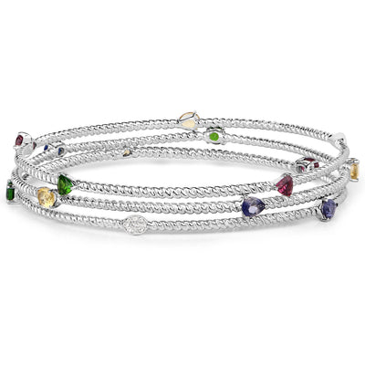 Genuine Multi Stones Bangle