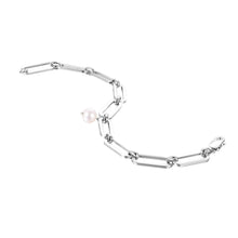 Load image into Gallery viewer, Vintage Pearl Rhodium Plated BraceletVintage Round Pearl Bracelet Fresh Water Pearl Everyday Simple Minimalist Single Pearl Bracelet