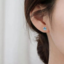 Load image into Gallery viewer, Blue Moissanite Jewelry Set - FineColorJewels
