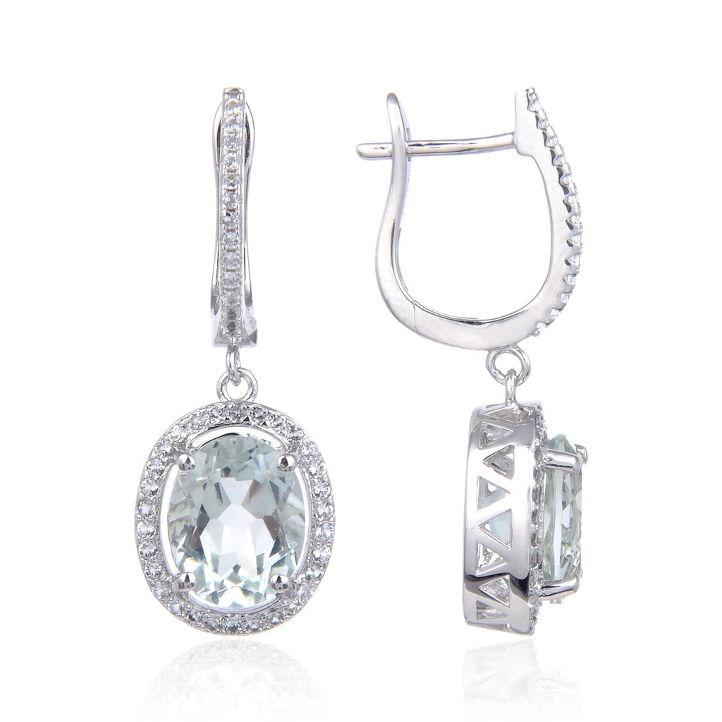 Green Amethyst Oval Earrings FineColorJewels dla-dm-discount-all-154898