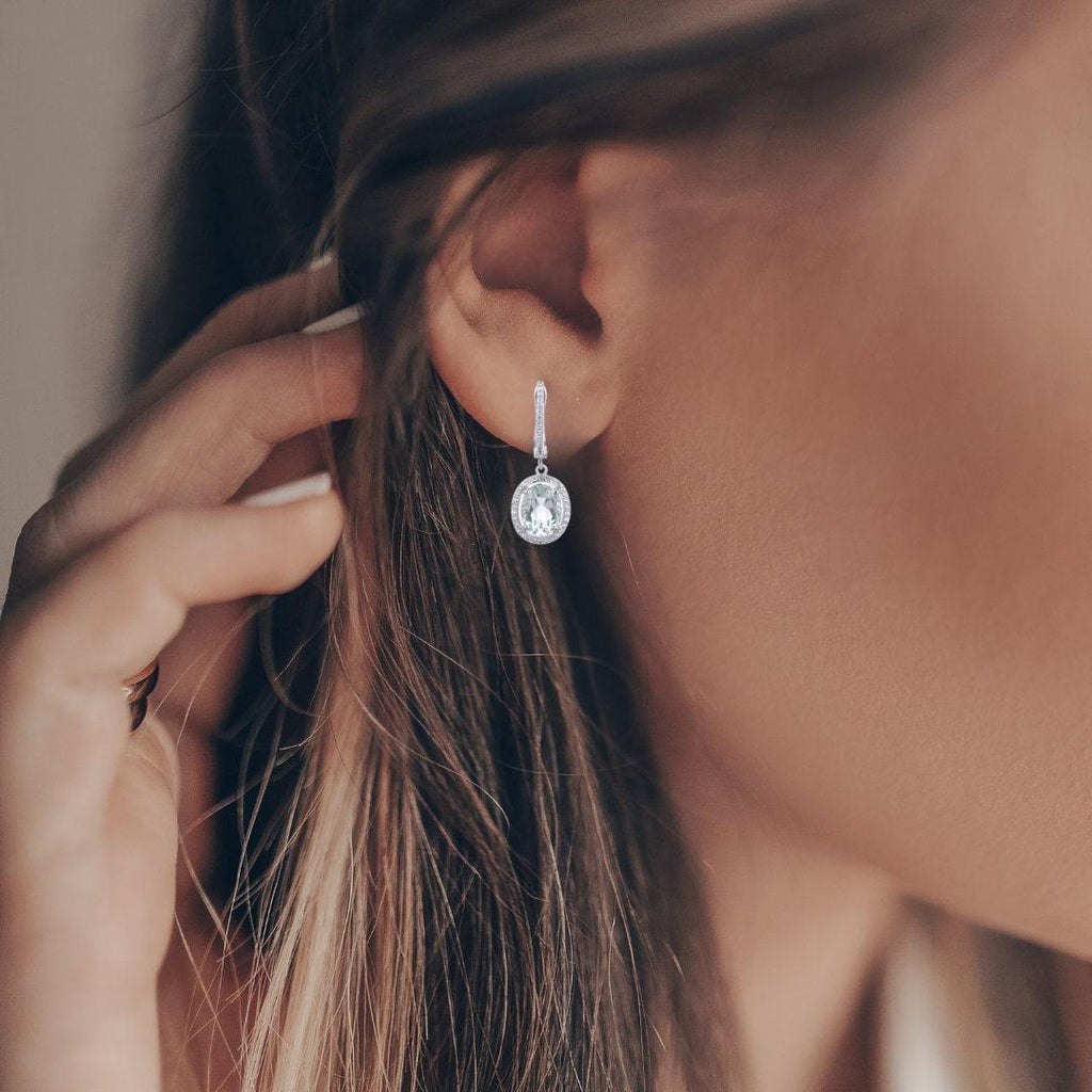 Green Amethyst Oval Earrings FineColorJewels dla-dm-discount-all-154898