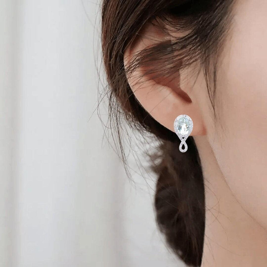 Green Amethyst Dual Stone Earrings Fine Color Jewels 925 Sterling Silver, Beautiful, best gift for girls, best gift for women, Bridesmaid Gift for Her, Christmas gift, dla-dm-discount-all-154898, Gift for Daughter, gift for her, Gift for Mom, gift for women, gift from daughter, gift ideas for her, gifts for her, Green, Green Amethyst, Mother's Day Gift, New Year gift, Oval Amethyst, Thanksgiving Gift, Transparent Green, Valentine's Day gift