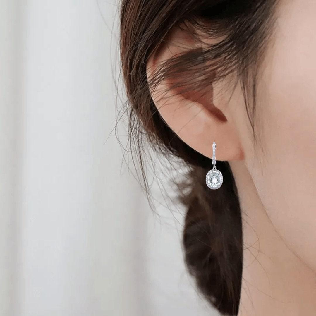 Green Amethyst Oval Earrings FineColorJewels dla-dm-discount-all-154898