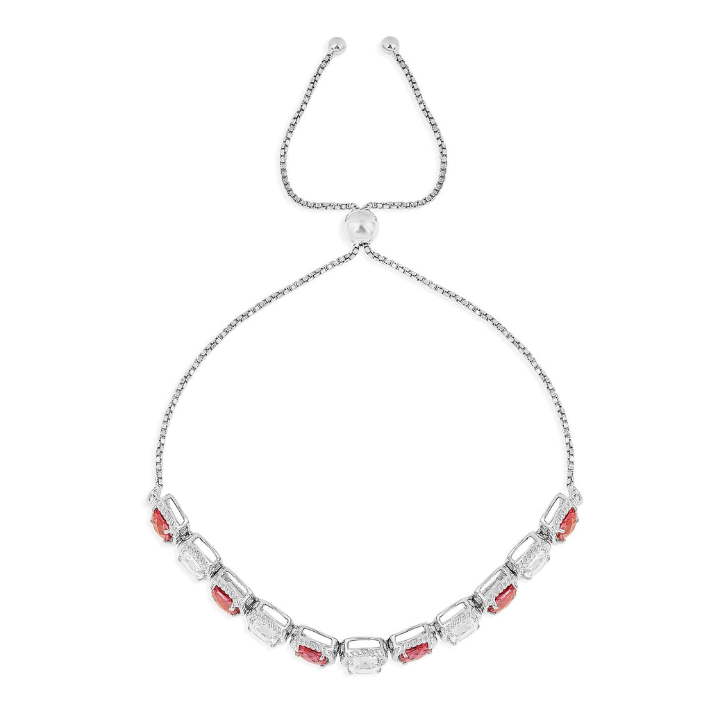 Peach and White Sapphire Tennis Bracelet Fine Color Jewels Adjustable Bracelet, best gift for girls, best gift for women, bezal bracelet, birthstone bracelet, Birthstone Jewelry, Bolo Adjustable Padparadscha Bracelet, Christmas gift, Cushion Cut Bracelet, Gemstone Bracelet, gift for her, Gift for Mom, gift for women, gift from daughter, Lab Created Bracelet, Peach Sapphire Bracelet, Peach Sapphire Jewelry, Sterling Silver Bracelet, Trending Jewelry, Valentine's Day gift, White Sapphire Bracelet