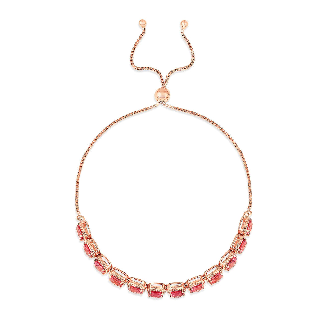 Pink Orange Padparadscha Sapphire jewelry, fine color jewelry, fine gemstone jewelry, adjustable bracelet, fine jewelry online, elegant bracelet for women