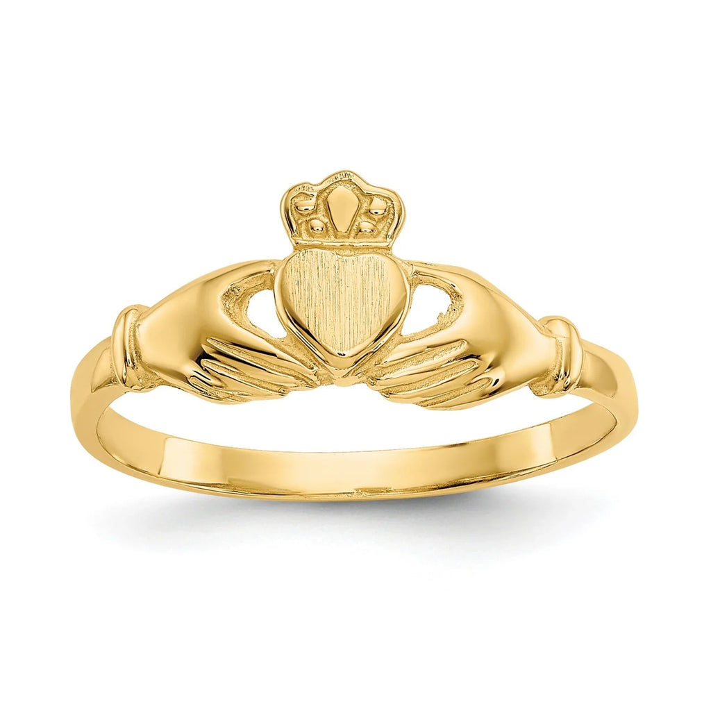 10K Gold Claddagh Unisex Ring