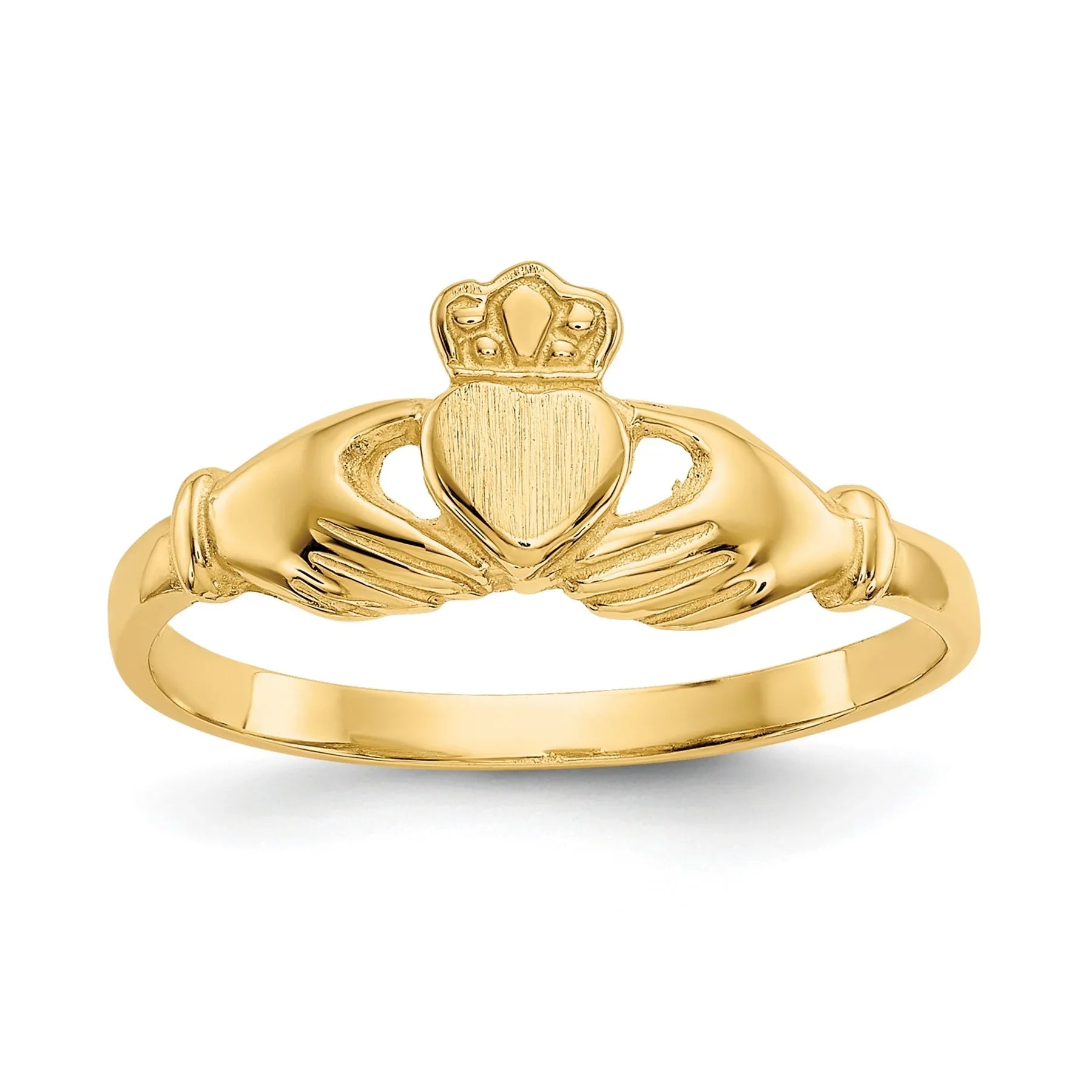 10K Gold Claddagh Unisex Ring