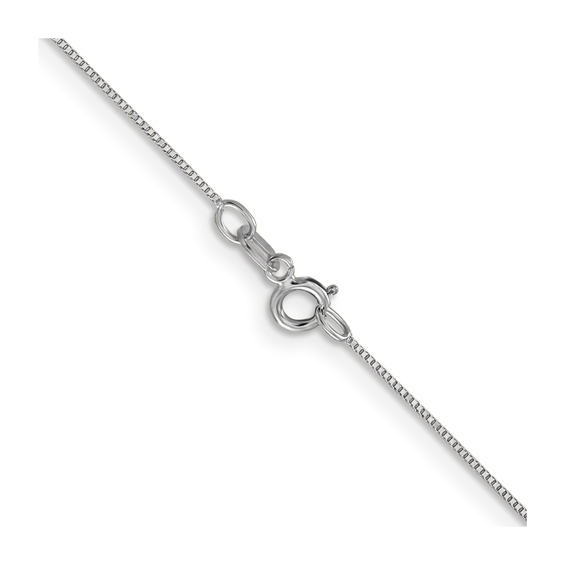 0.5 mm 14k Solid Gold Box Link Chain For Women