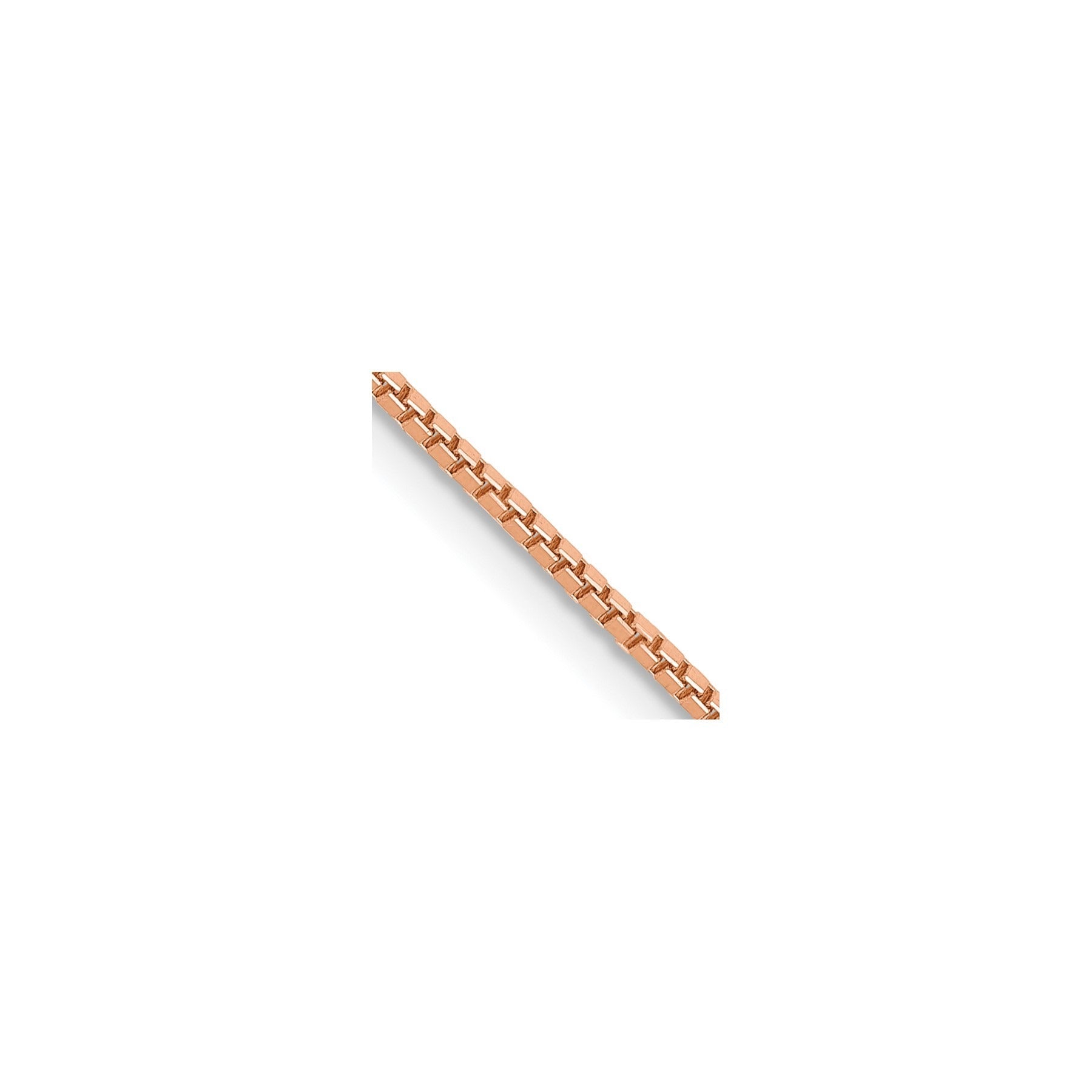 1 mm Solid Gold Box Chain 18 inch