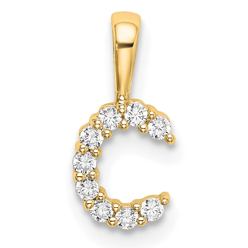 Lab Grown Diamond Initial Pave Pendants