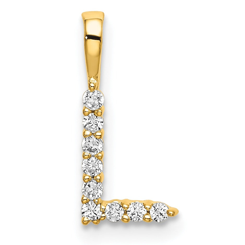Lab Grown Diamond Initial Pave Pendants