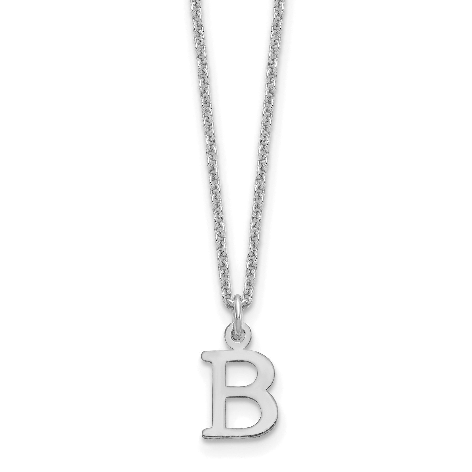 10K God Letters Initial Necklaces