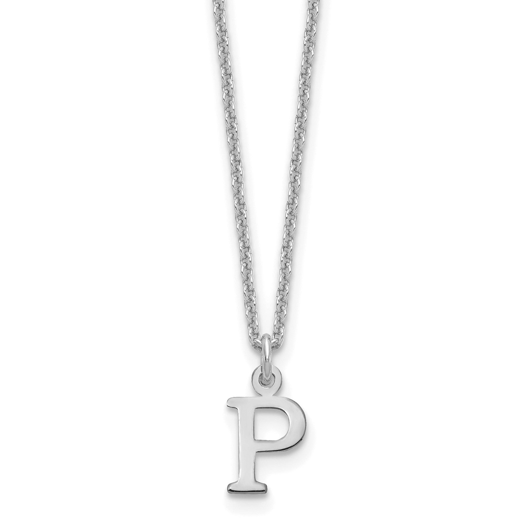 10K God Letters Initial Necklaces
