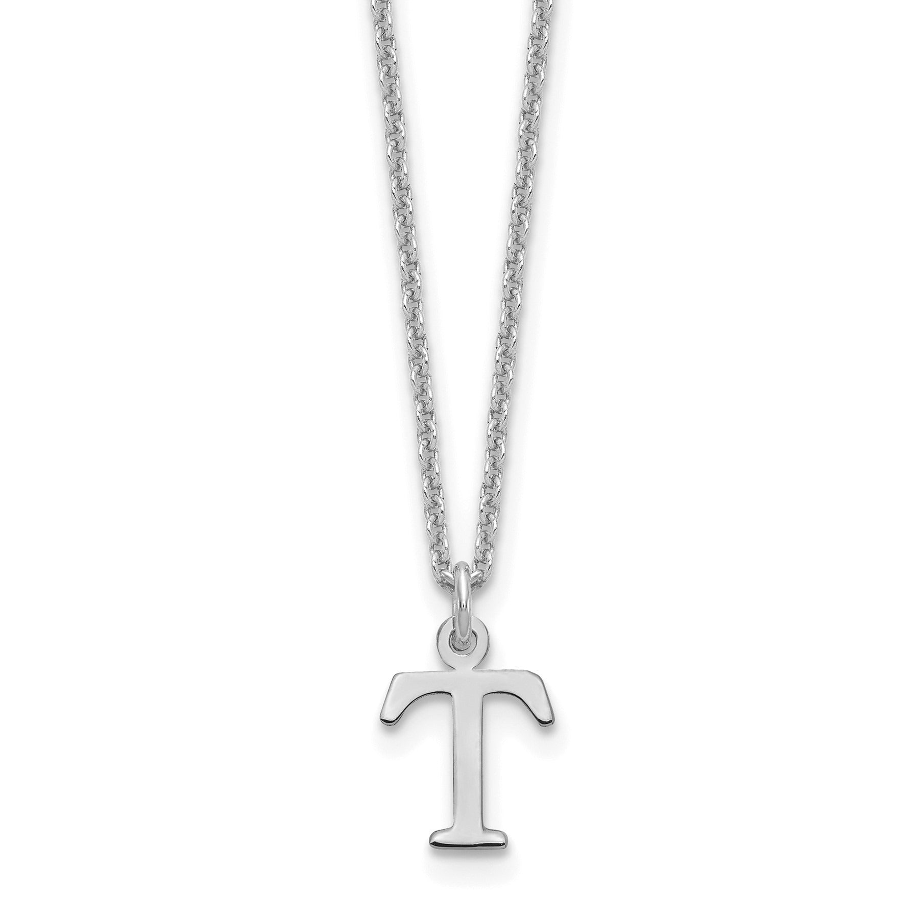 10K God Letters Initial Necklaces