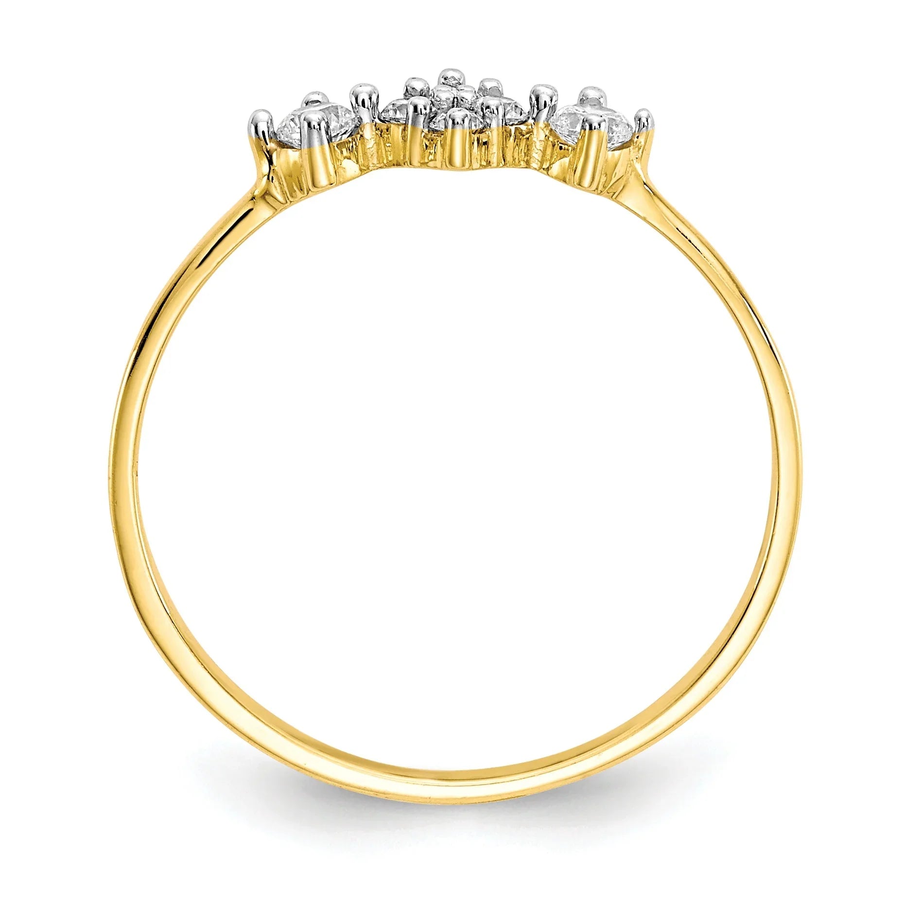 10k Gold CZ Ring