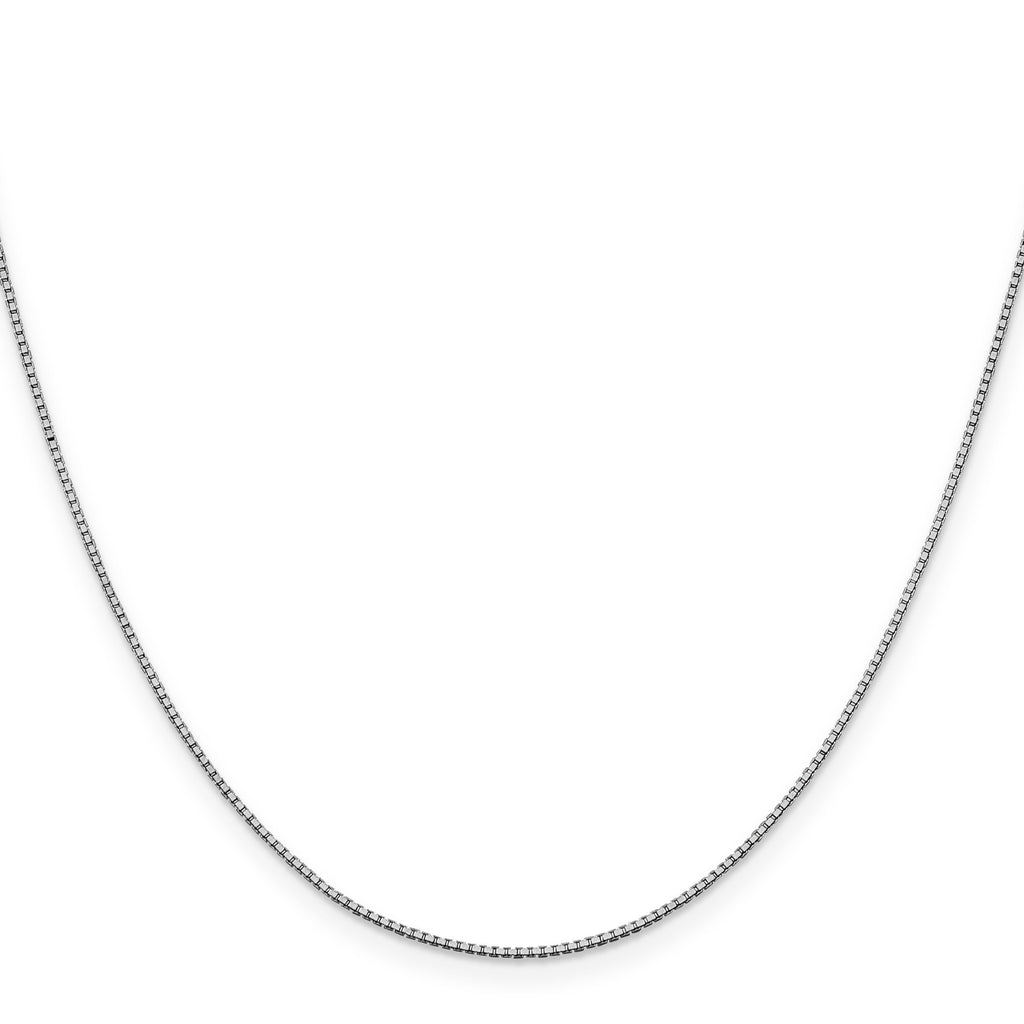 1 mm Solid Gold Box Chain 18 inch