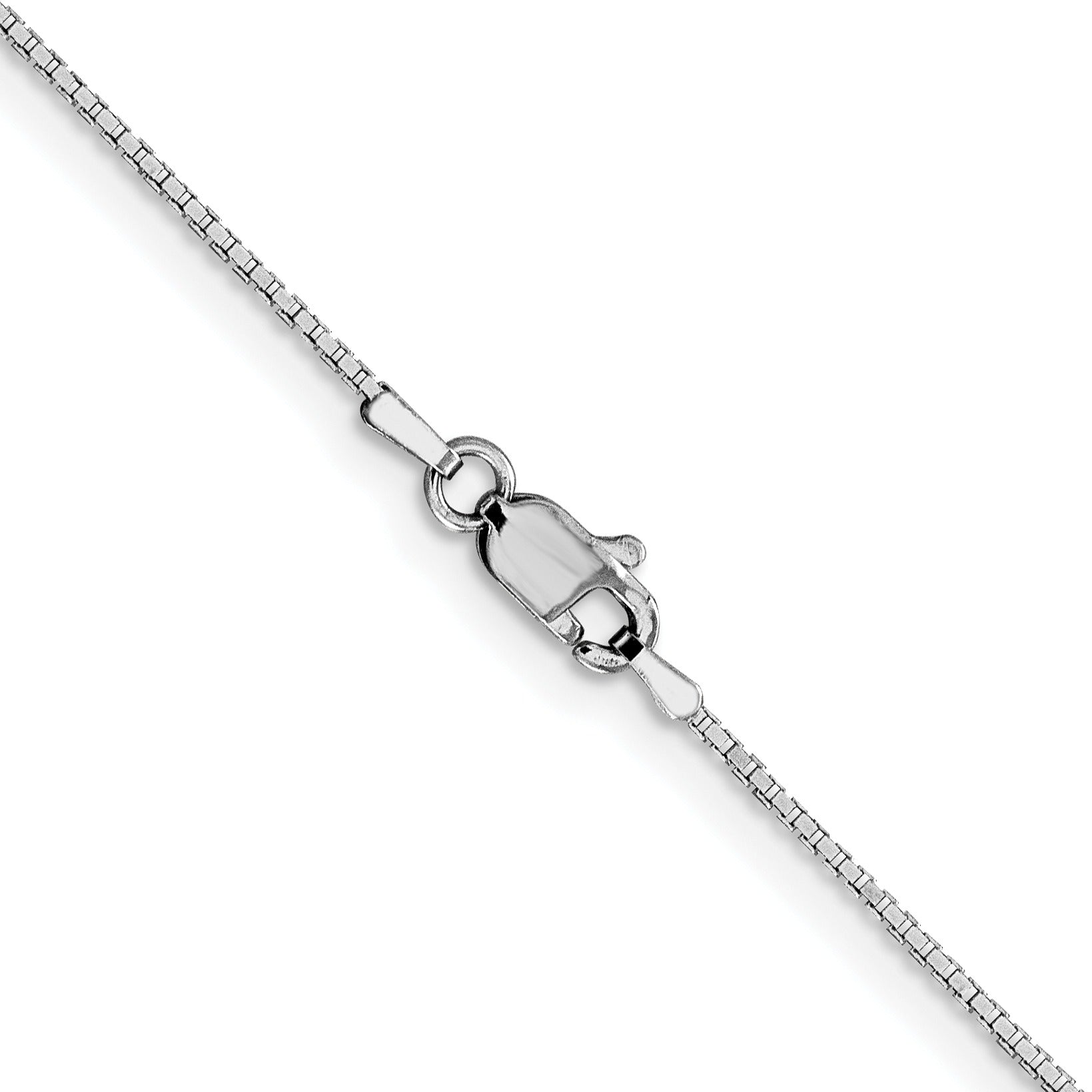 1 mm Solid Gold Box Chain 18 inch