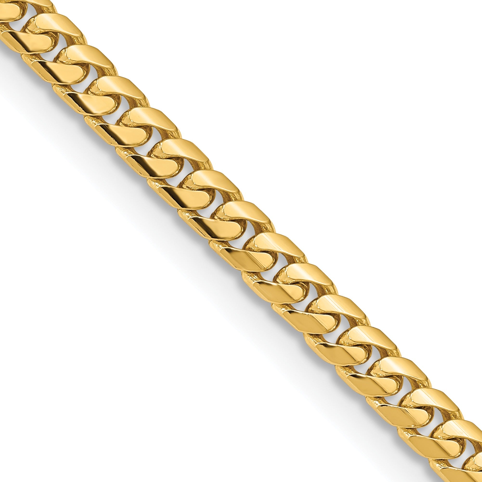 14k Gold Miami Cuban 24 inch Chain Necklace