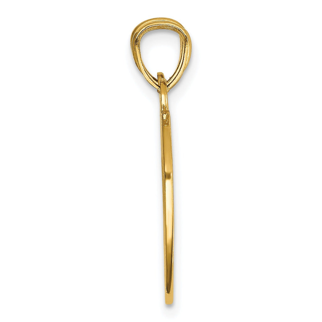 14k Gold BEST FRIENDS Heart Break-Apart Pendant