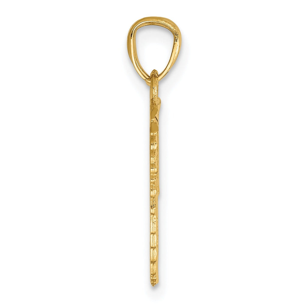 14k Gold Two-Piece Break-Apart Wings Pendant