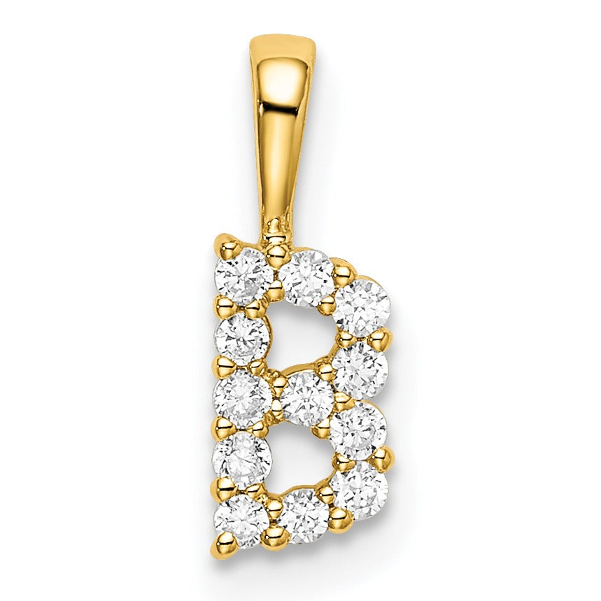 Lab Grown Diamond Initial Pave Pendants