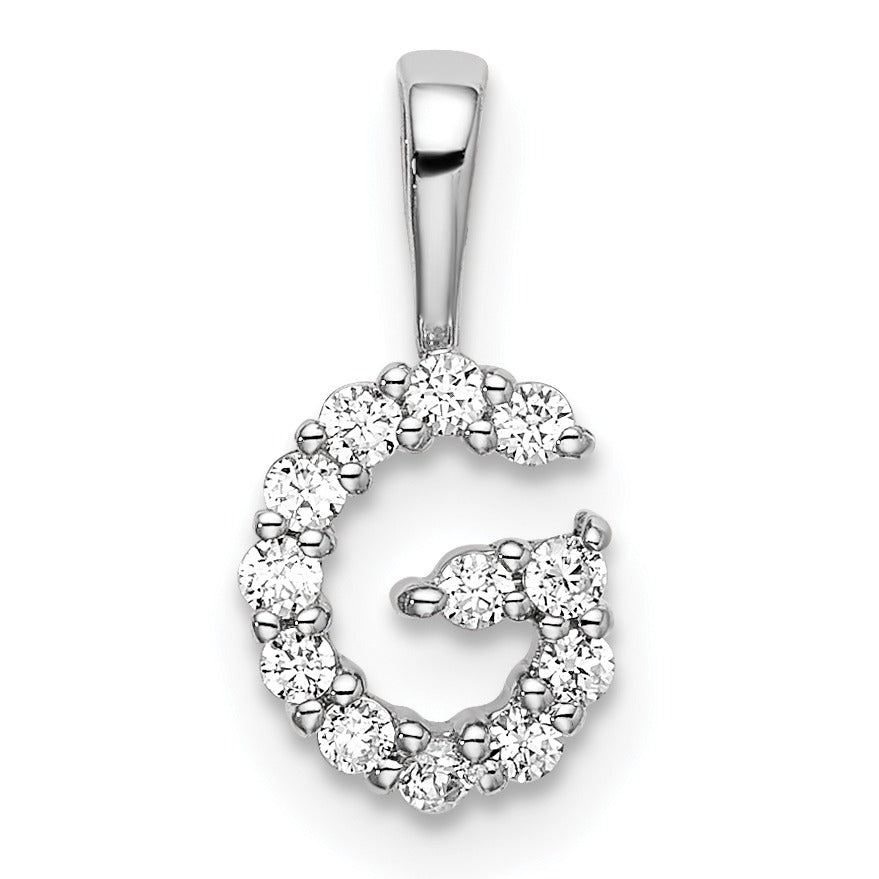 Lab Grown Diamond Initial Pave Pendants
