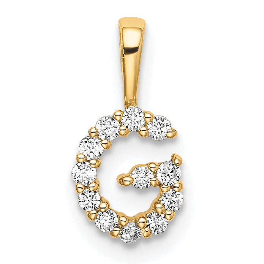 Lab Grown Diamond Initial Pave Pendants