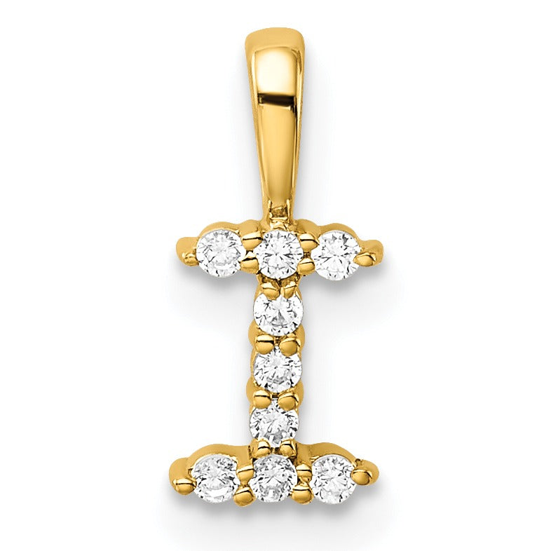 Lab Grown Diamond Initial Pave Pendants