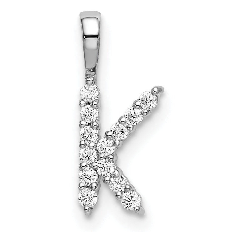 Lab Grown Diamond Initial Pave Pendants