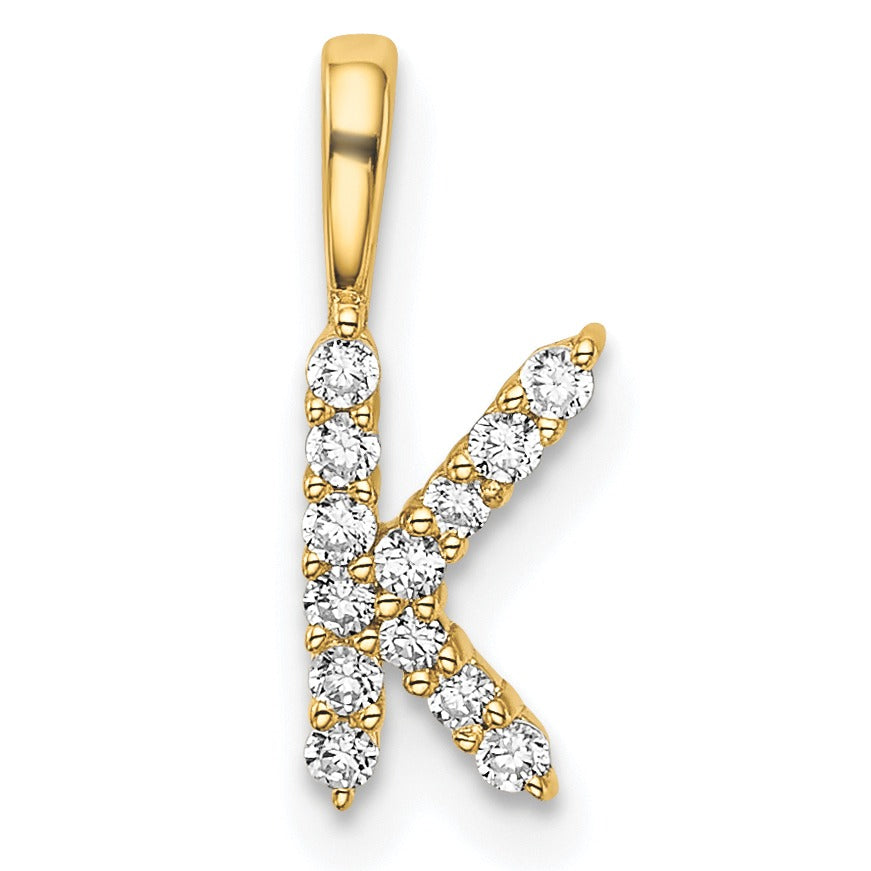 Lab Grown Diamond Initial Pave Pendants