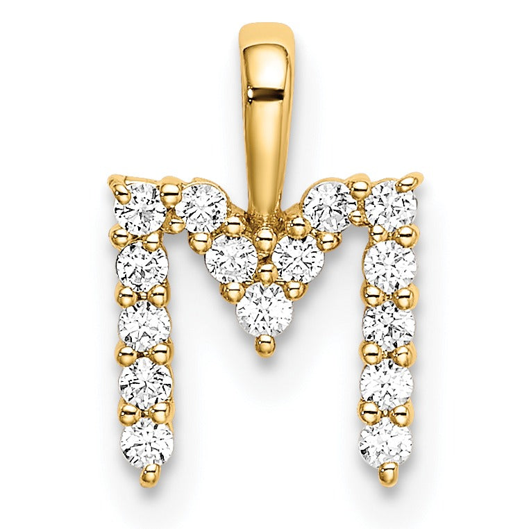 Lab Grown Diamond Initial Pave Pendants