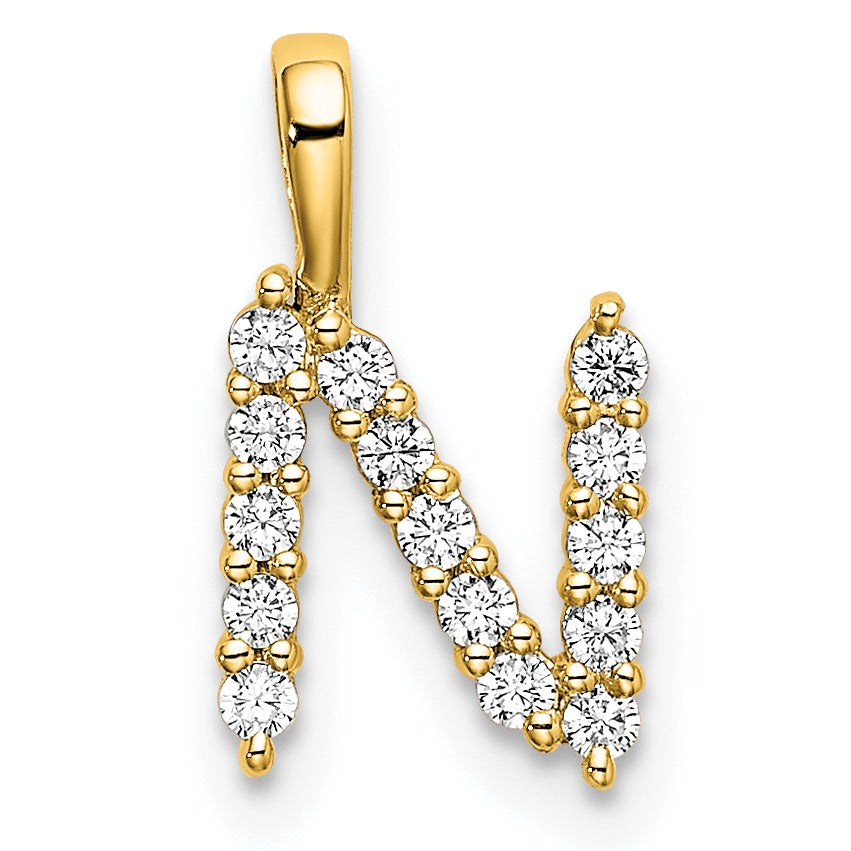 Lab Grown Diamond Initial Pave Pendants
