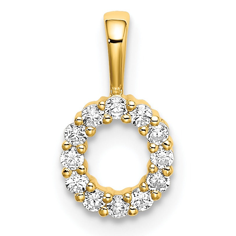 Lab Grown Diamond Initial Pave Pendants