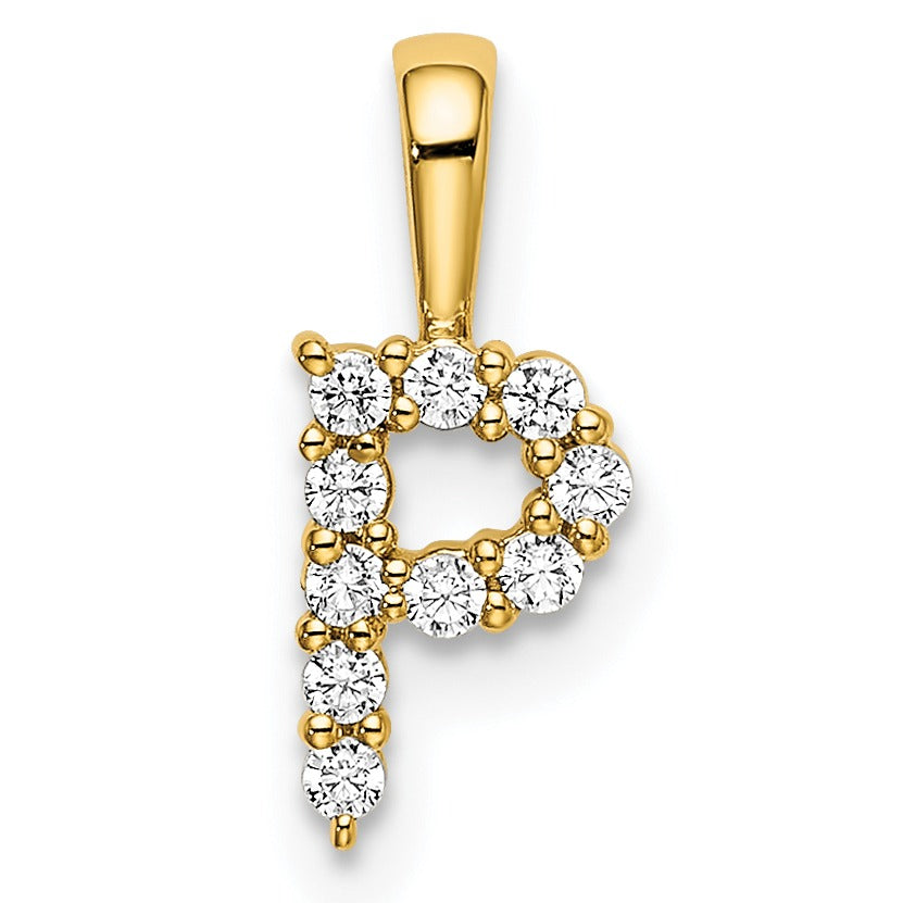 Lab Grown Diamond Initial Pave Pendants