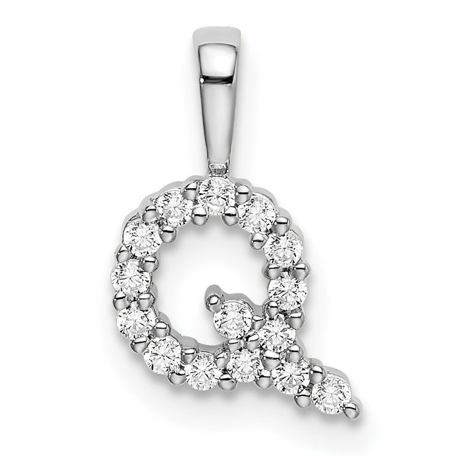 Lab Grown Diamond Initial Pave Pendants